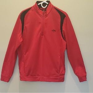 Callaway Men’s Pullover Quarter Zip Sweatshirt, Size Medium